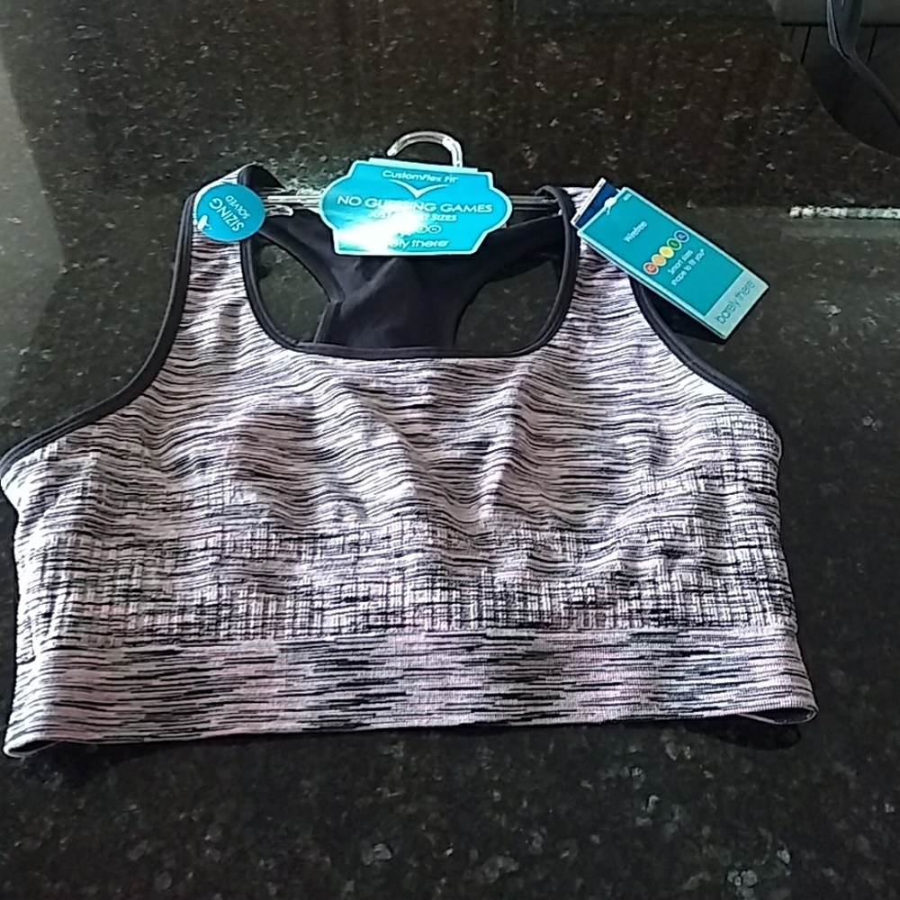 NWT sports bra by Barely there size xl